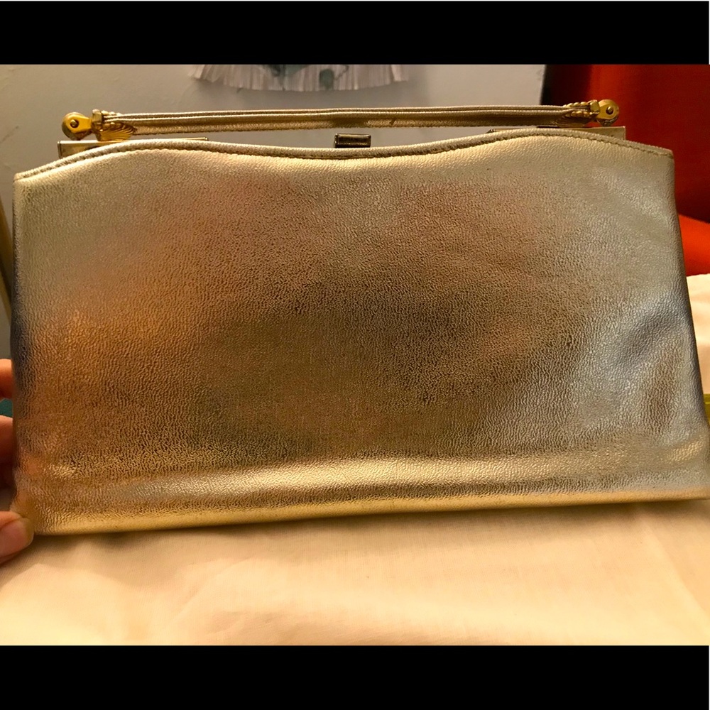 Vintage Gold Clutch